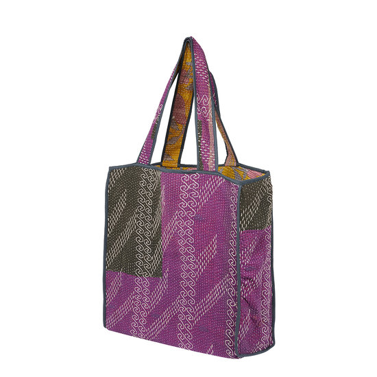 Bag Vivian Kantha Purple 1