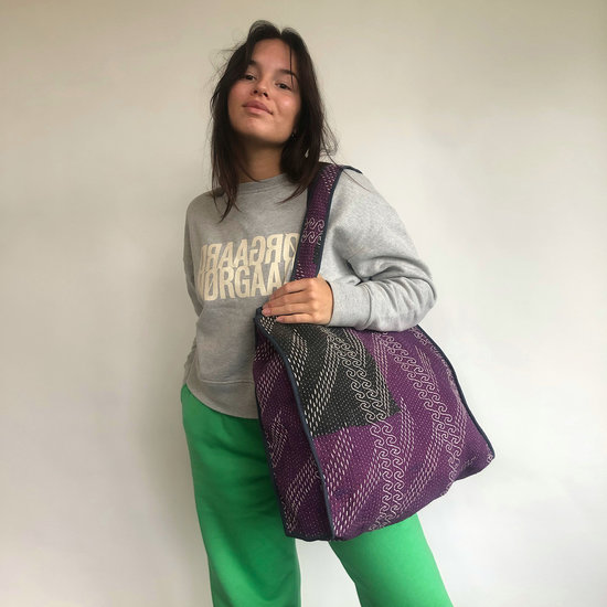 Bag Vivian Kantha Purple 2