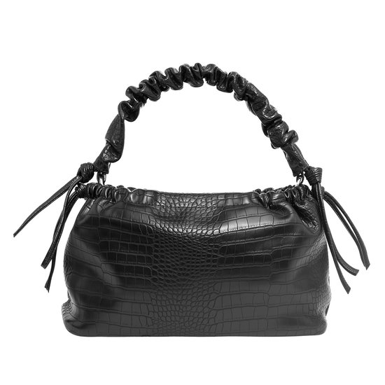 Handbag Arcadia Matte Croco Black 2