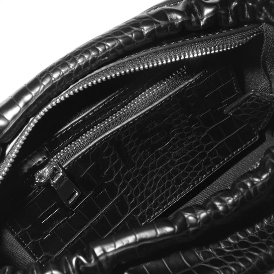 Handbag Arcadia Matte Croco Black 3
