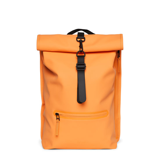 Roll Top Backpack Orange 1