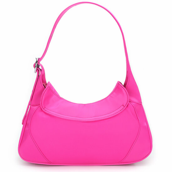 Shoulder Bag Thea Buckle Nylon Pink 3
