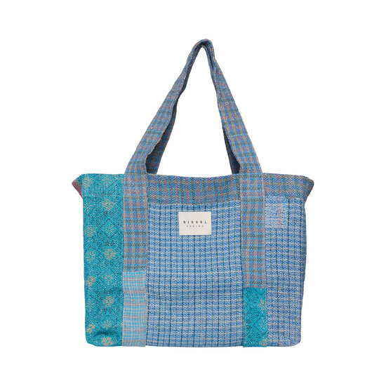Shopper Bag Bellis Kantha Blue 1