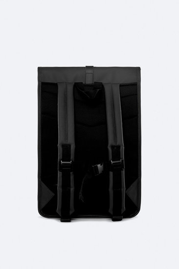 Roll Top Backpack Black 1