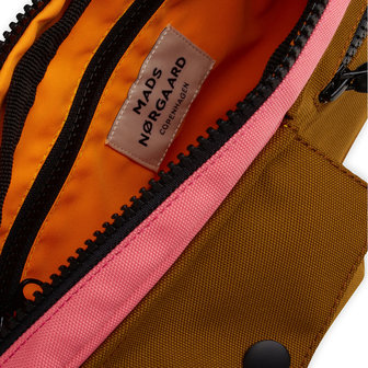 Mads Norgaard Bel Couture Carni Bag Strawberry Pink/Breen binnenkant