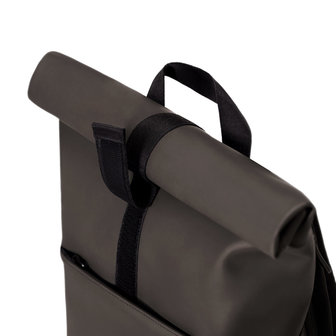 Ucon Acrobatics Metallic Hajo Mini Backpack Dark Grey sluiting