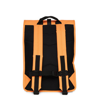 Rains Roll Top Backpack Orange achterkant