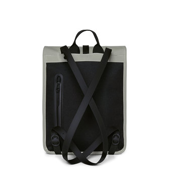 Rains Roll Top Mini Backpack Cement