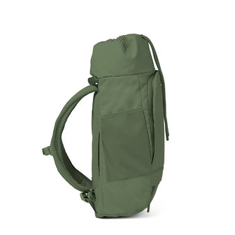 Pinqponq Blok Medium Backpack Forester Olive zijkant