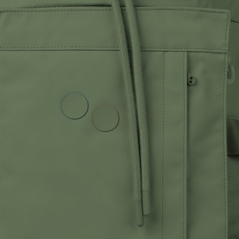 Pinqponq Blok Medium Backpack Forester Olive details