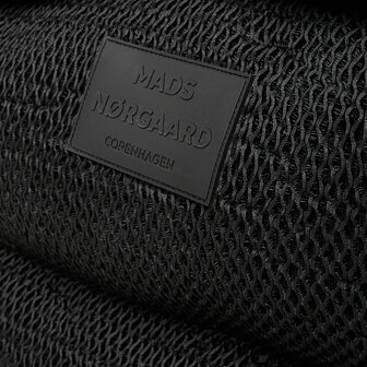 Mads Norgaard Tech Mesh Pillow Bag Black logo