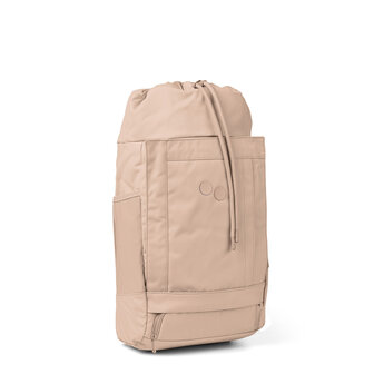 Pinqponq Blok Medium Backpack Caramel Khaki zijkant