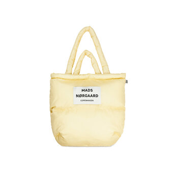 Mads Norgaard Sheer Ripstop Pillow Bag Double Cream