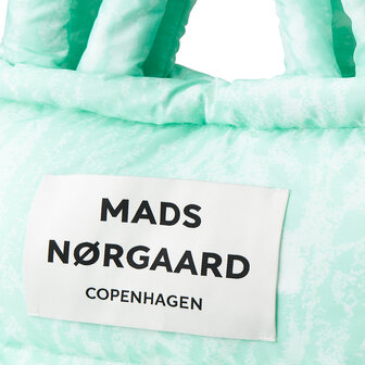 Mads Norgaard Sheer Ripstop Pillow Bag Neo Animal AOP/Cabbage logo