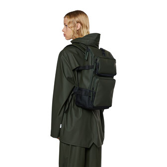 Rains Trail Cargo Backpack Green details