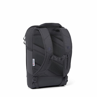 Pinqponq Cubik Medium Backpack Deep Anthra achtekant