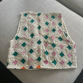 Sissel Edelbo Chennai Vintage Crochet Vest No. 36