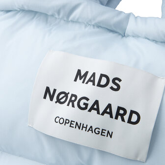 Mads Norgaard Sheer Ripstop Pillow Bag Ballad Blue logo
