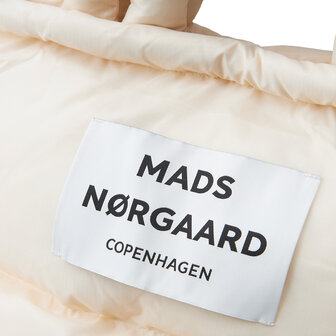 Mads Norgaard Sheer Ripstop Pillow Bag Creme Brulee logo