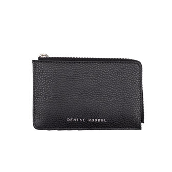 Denise Roobol Mini Zipper Wallet Black