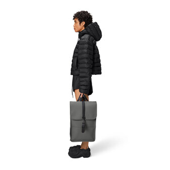 Rains Backpack W3 Grey model man