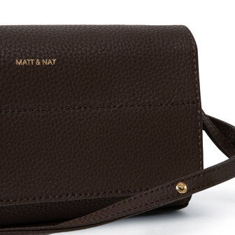 Matt and Nat Emi Purity Crossbody Bag Truffle details