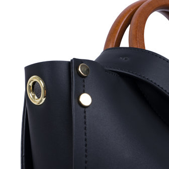 Viviana Top Handle Bag Black Details