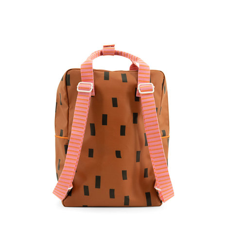 Sticky Lemon Large Backpack Sprinkles Syrup Brown + Bubble Pink achterkant