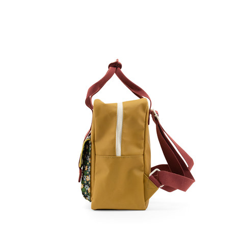 Sticky Lemon Small Backpack Golden Inventor Green zijkant