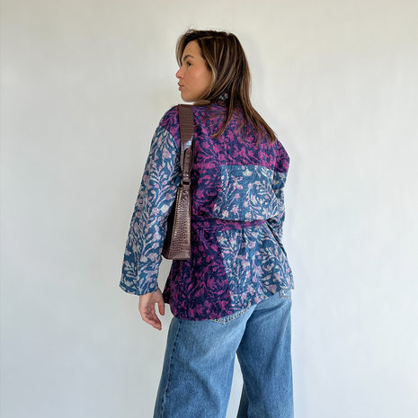 Sissel Edelbo Crow Indigo Kantha Kimono Jacket No. 133