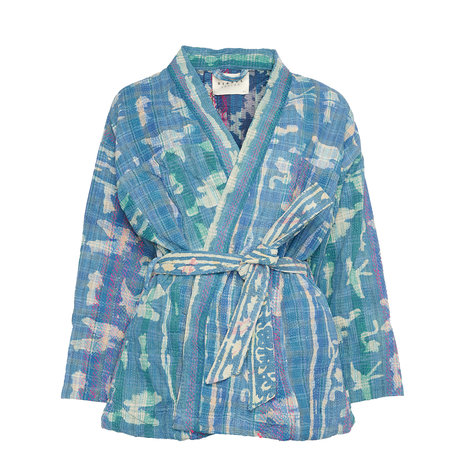 Sissel Edelbo Crow Indigo Kantha Kimono Jacket No. 195