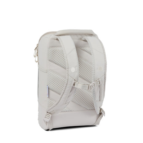 Pinqponq Cubik Medium Backpack Cliff Beige achterkant