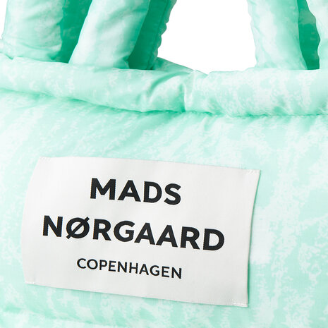 Mads Norgaard Sheer Ripstop Pillow Bag Neo Animal AOP/Cabbage logo
