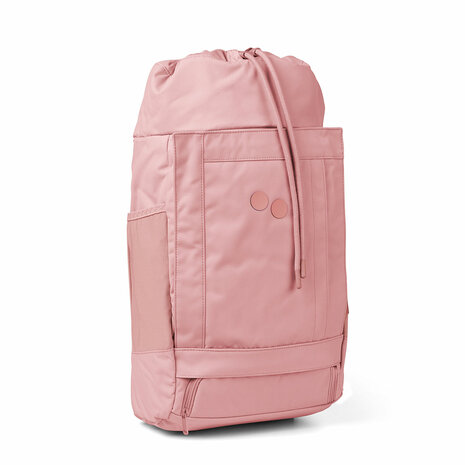 Pinqponq Blok Medium Backpack Ash Pink zijkant