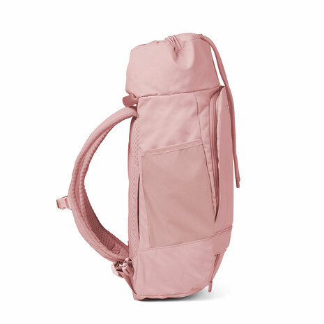 Pinqponq Blok Medium Backpack Ash Pink zijkant