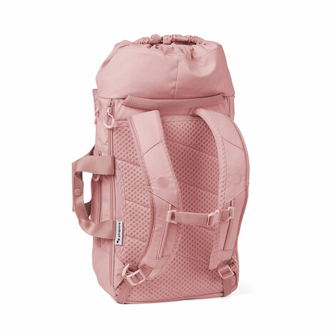 Pinqponq Blok Medium Backpack Ash Pink achterkant