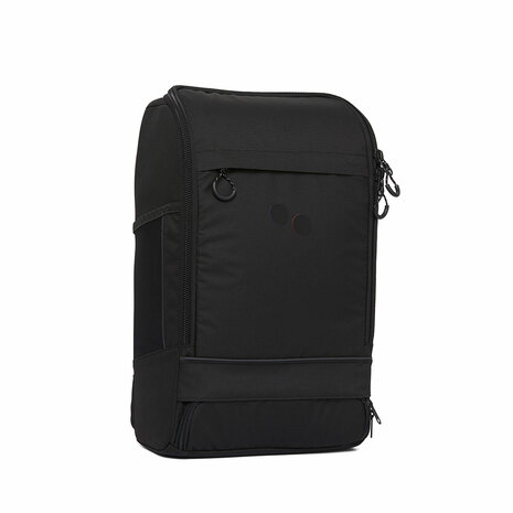 Pinqponq Cubik Medium Backpack Black zijkant