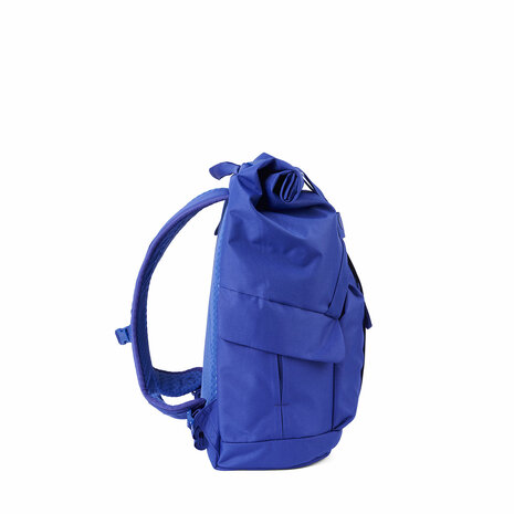 Pinqponq Kross Backpack Poppy Blue zijkant