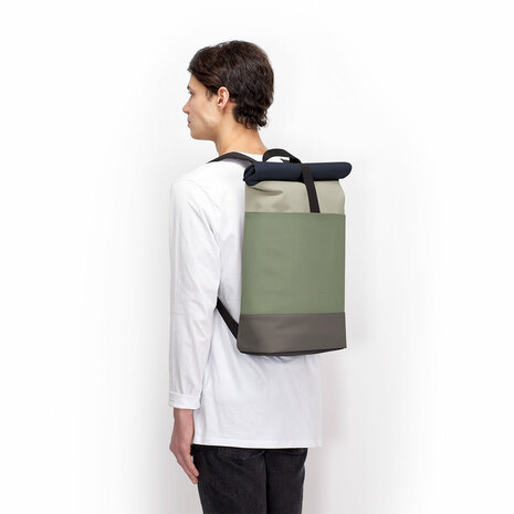 Ucon Acrobatics Lotus Hajo Medium Backpack Pastel Green/Sage Green model man
