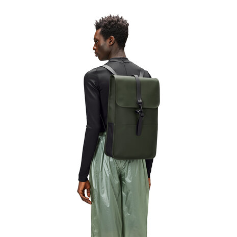 Rains Backpack Green model man
