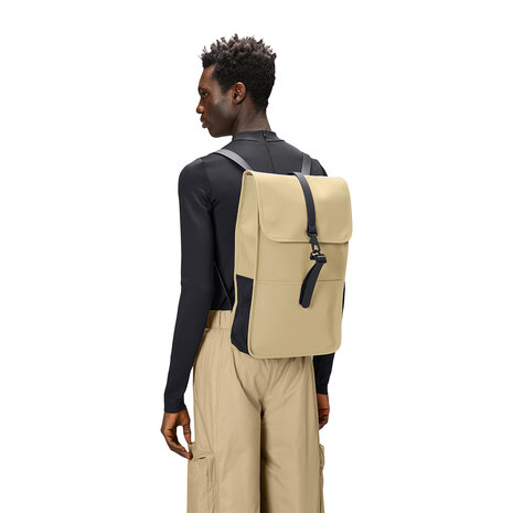 Rains Backpack W3 Sand model man