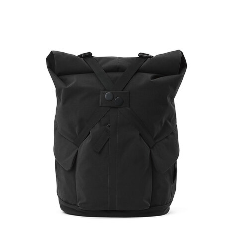 Pinqponq Kross Backpack Solid Black