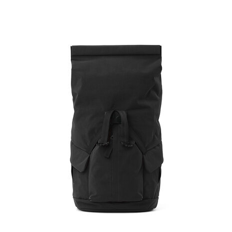 Pinqponq Kross Backpack Solid Black open