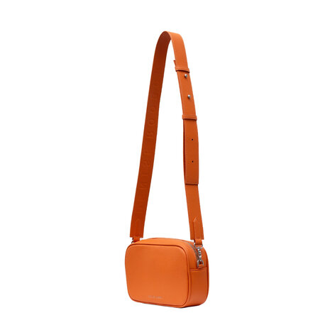 Denise Roobol Mini Messenger Bag Orange zijkant