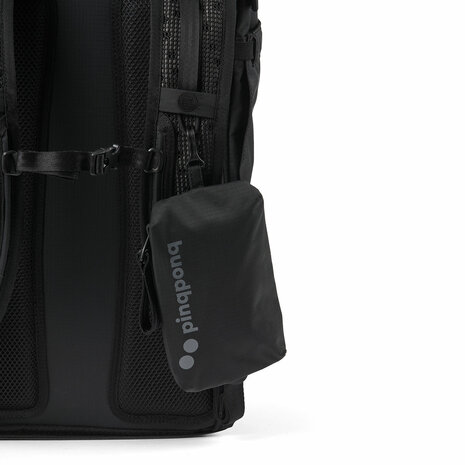 Pinqponq Komut Medium Bike Backpack Pure Black details