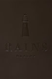 Rains Oversize Rucksack Shiny Brown logo