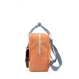 Sticky Lemon Small Backpack Gingham Cherry Red + Sunny Blue + Berry Swirl zijkant