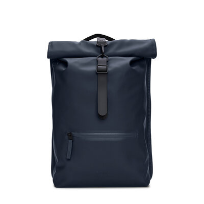 Rains Roll Top Backpack W3 Navy