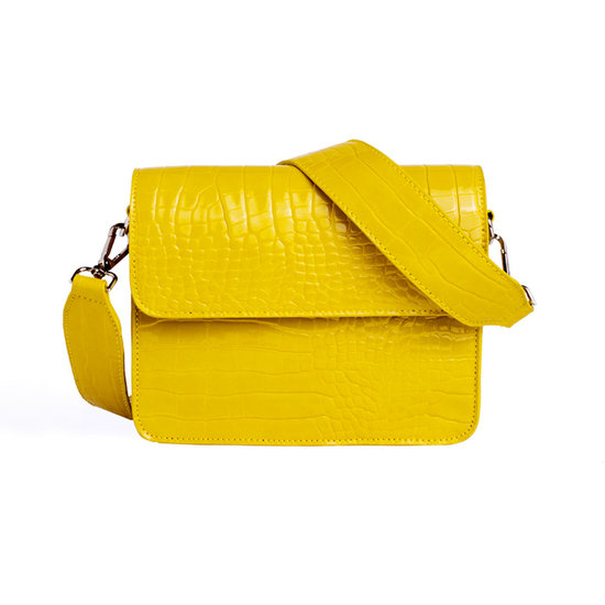 Cayman Shiny Strap Bag Yellow 1