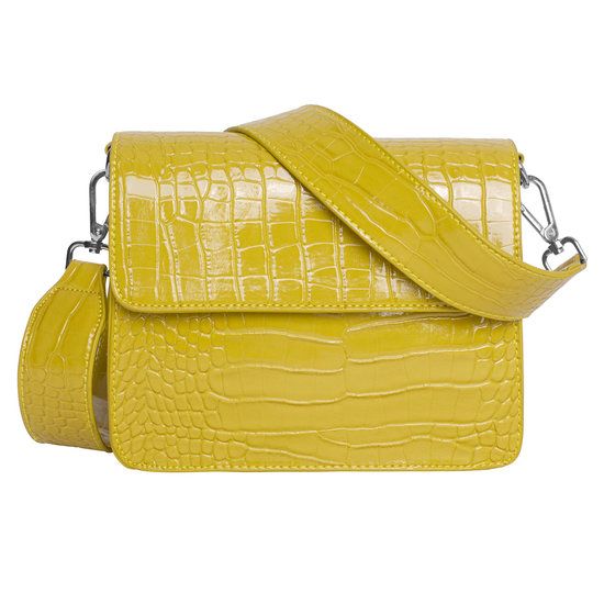 Cayman Shiny Strap Bag Chartreuse Yellow 1